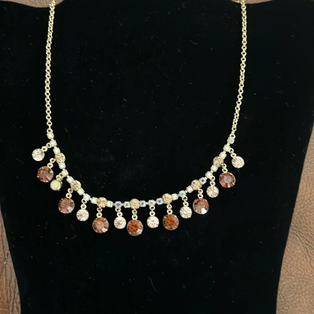 Gold Statement necklace.